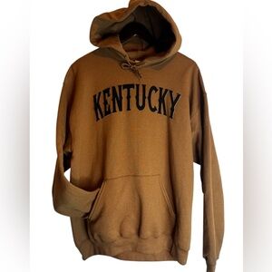 Jerzees Brown 'Kentucky' Pullover Hoodie Gameday